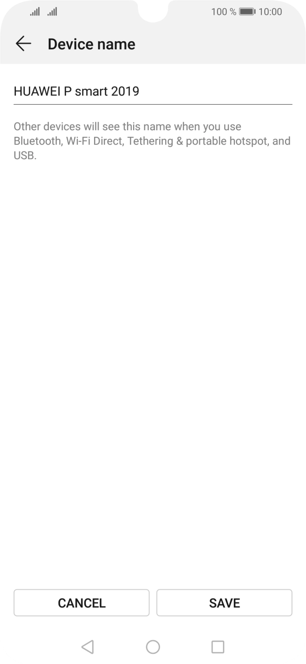 Key in the required WiFi hotspot name and press SAVE.