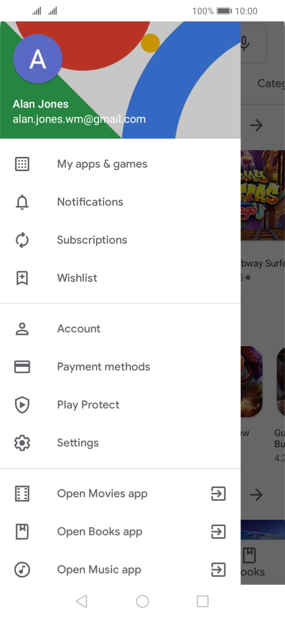 Press My apps & games.