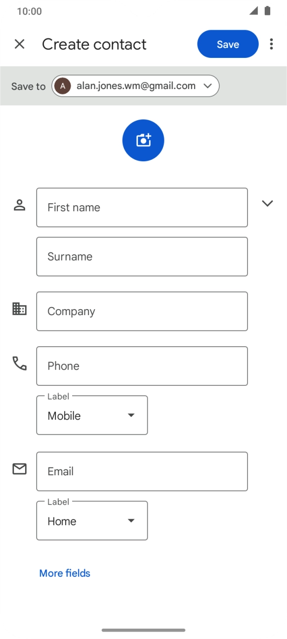 Press the drop down list next to 'Save to'.