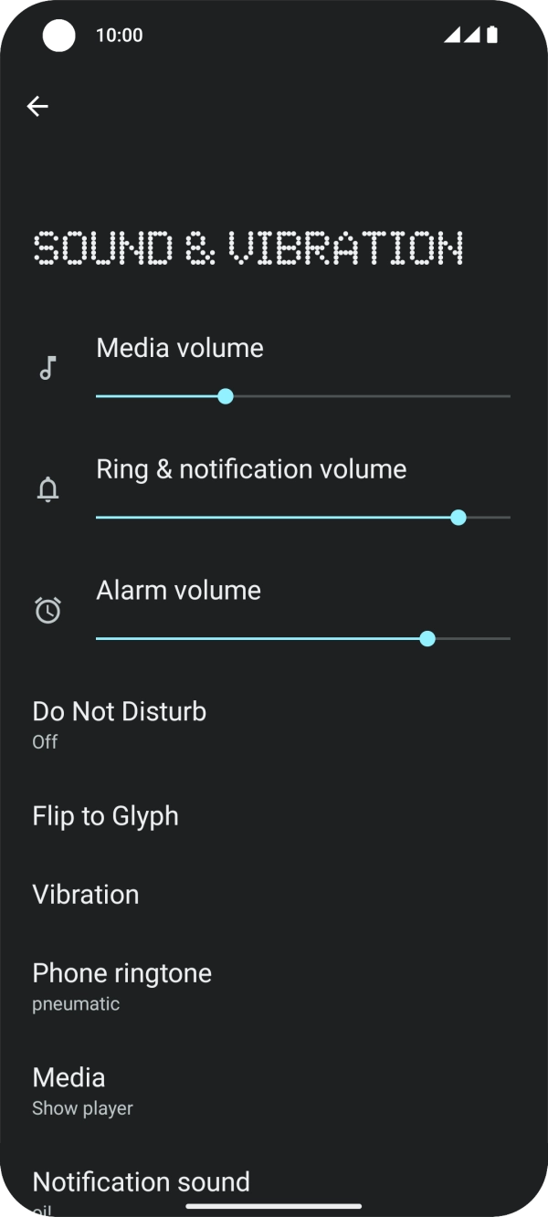 Press Phone ringtone.