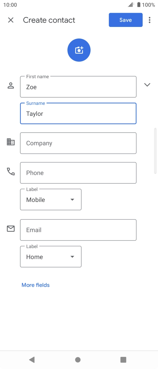 Press Phone and key in the required phone number.