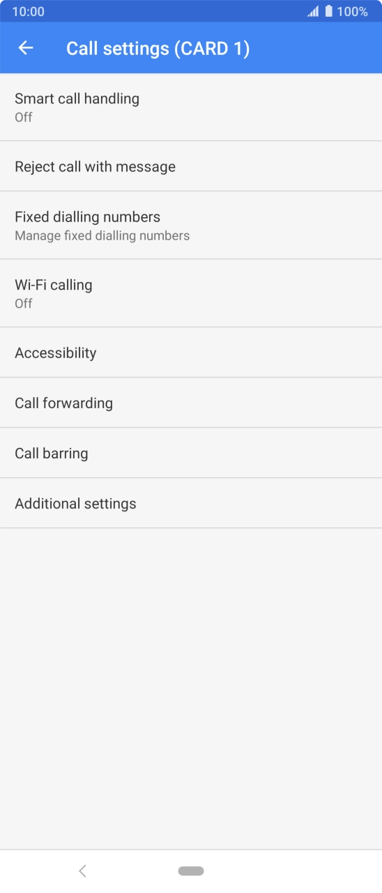 Press Wi-Fi calling.