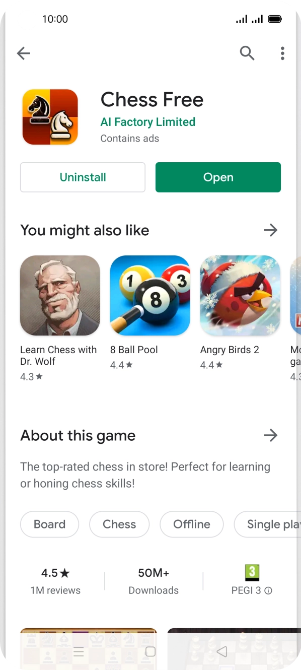 Press the Home key to return to the home screen.