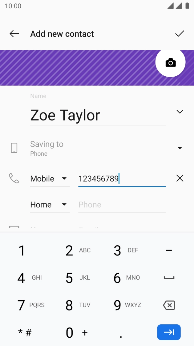 Press the save icon.