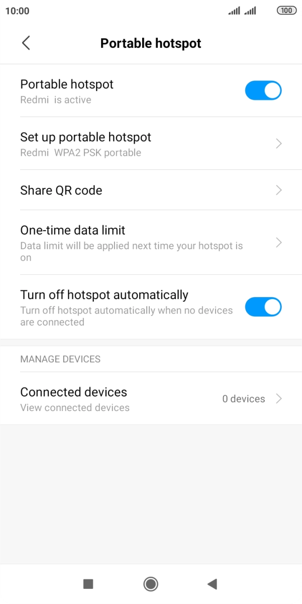Press the Home key to return to the home screen.