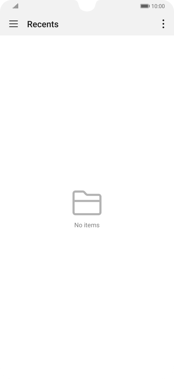 Slide your finger right starting from the left side of the screen. Slide your finger right starting from the left side of the screen.