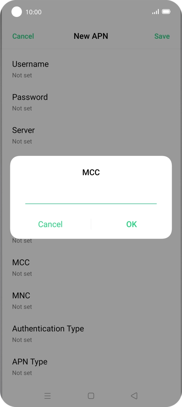 Key in 234 and press OK. Key in 234 and press OK.