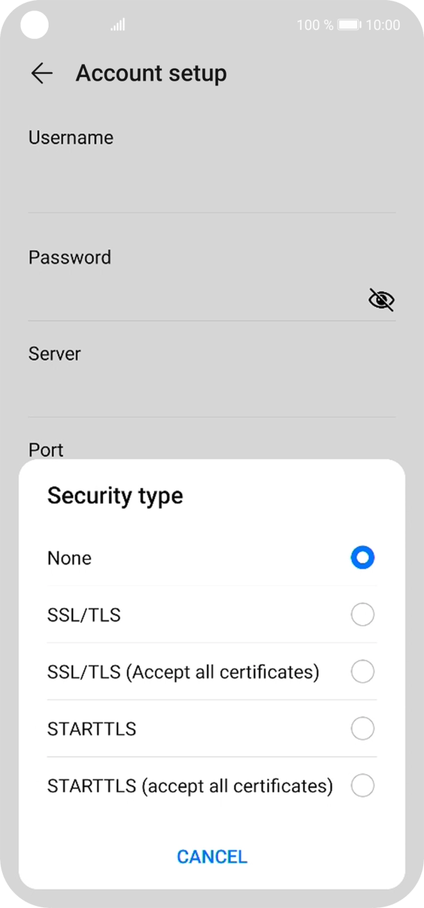 Press None. Press None.