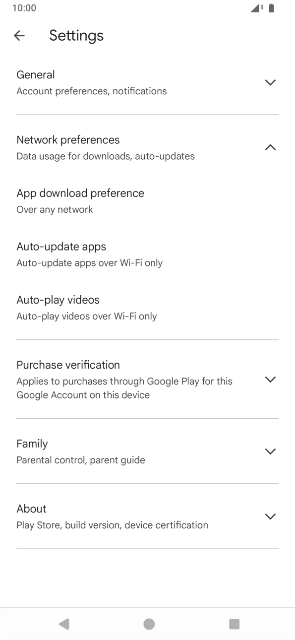 Press Auto-update apps. Press Auto-update apps.