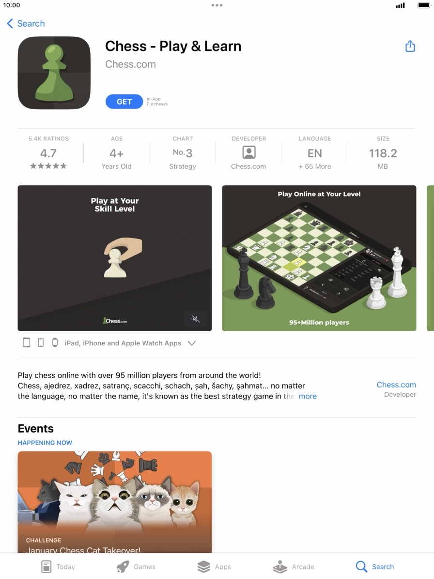 Press GET and follow the instructions on the screen to install the app.