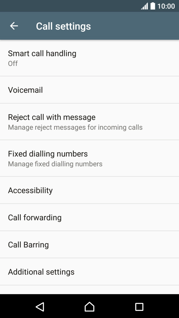 Press Call Barring. Press Call Barring.
