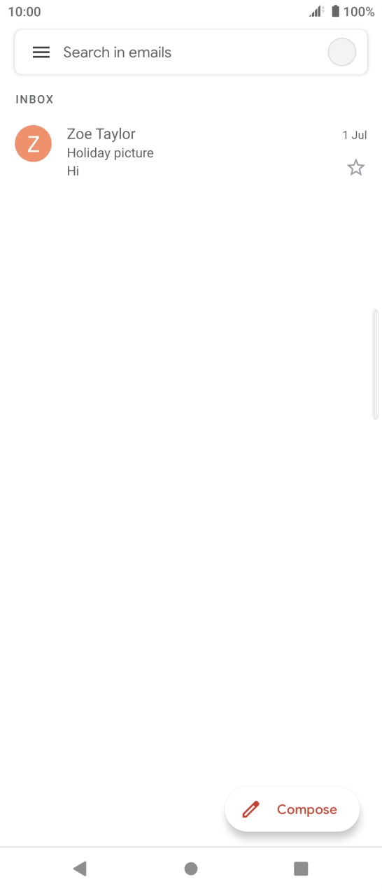 Press the profile icon. Press the profile icon.