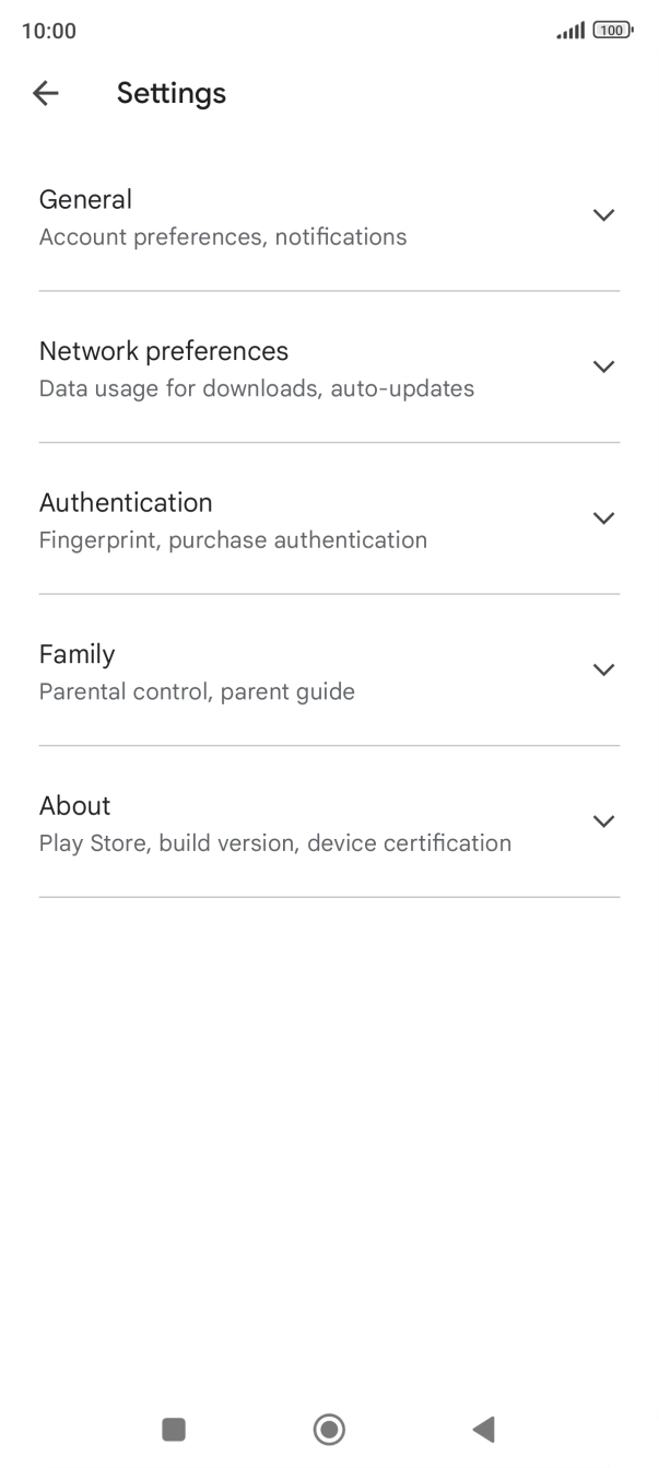 Press Network preferences.