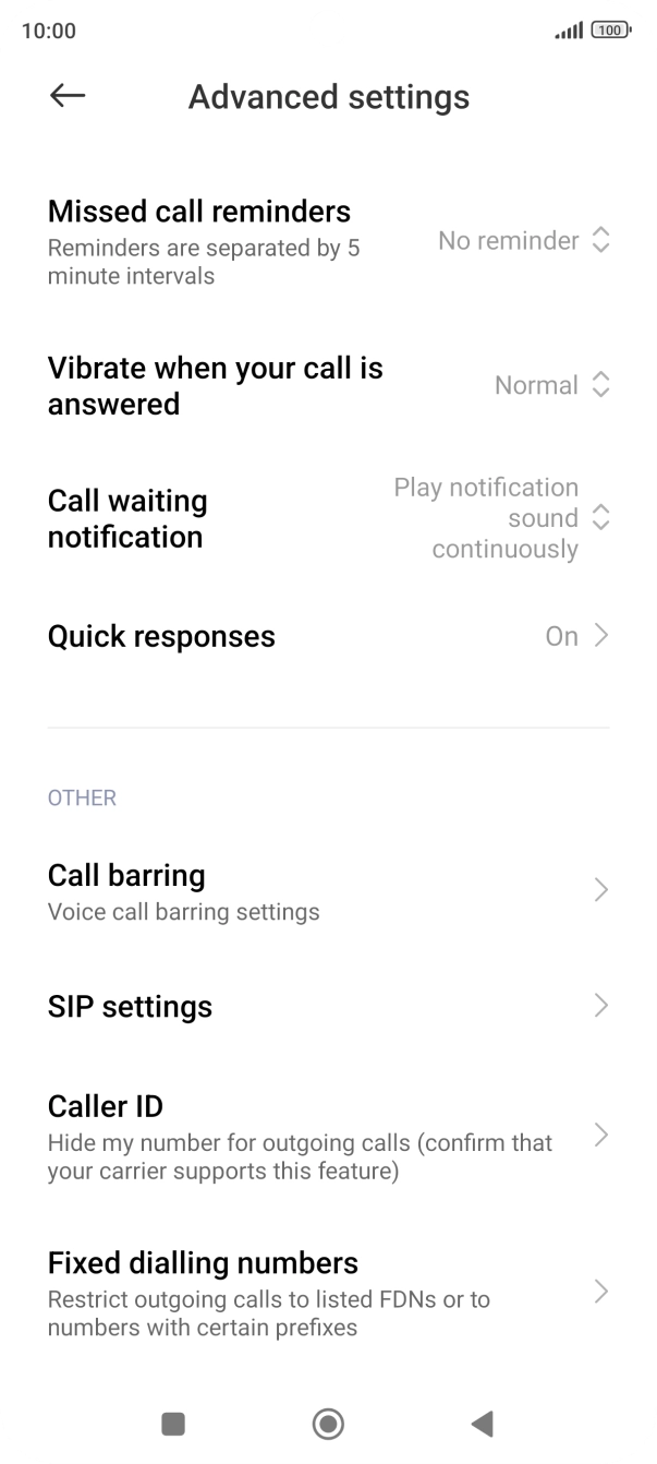 Press Caller ID. Press Caller ID.