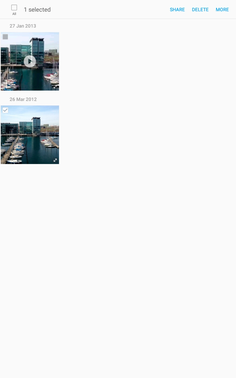 Press SHARE. Press SHARE.