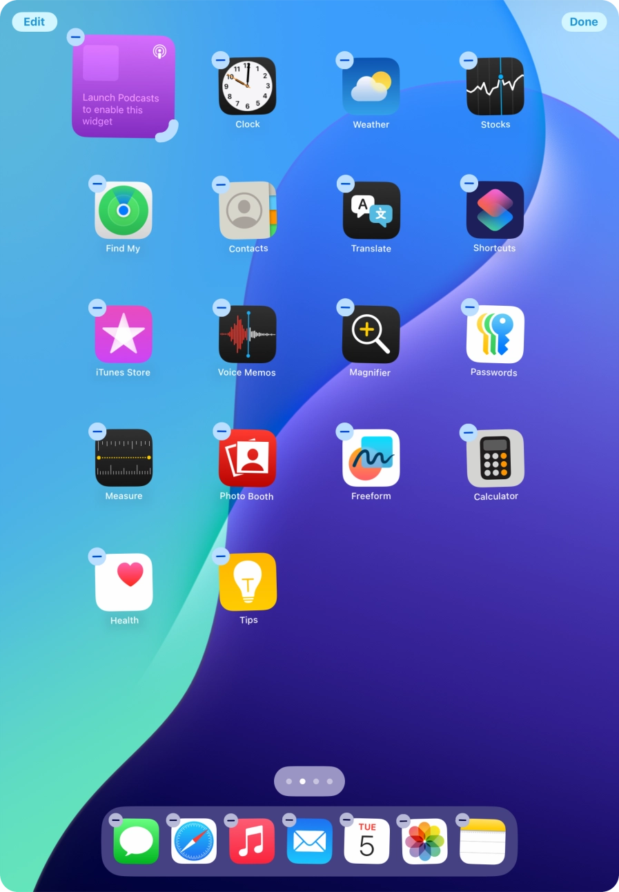 Press Done. Press Done.