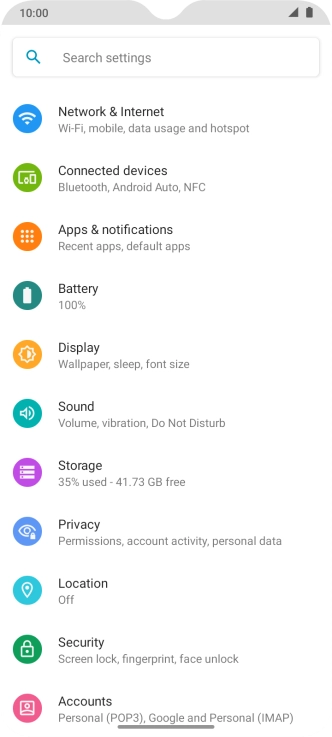 Press Apps & notifications. Press Apps & notifications.