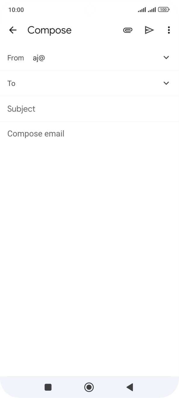 Press the field next to 'To' and key in the first letters of the recipient's name.