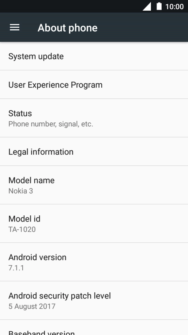 Press System update. If a new software version is available, it's displayed. Follow the instructions on the screen to update the phone software. Press System update. If a new software version is available, it's displayed. Follow the instructions on the screen to update the phone software.