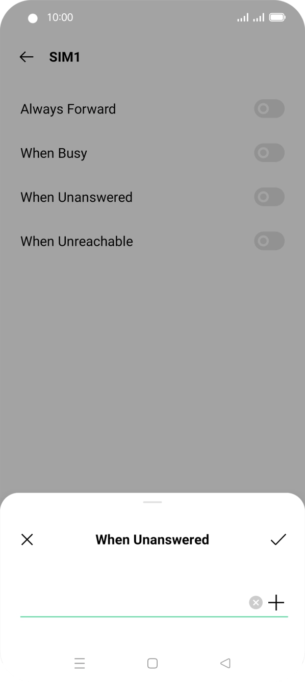 Key in 901 and press the confirm icon.
