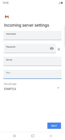 Press the drop down list below 'Security type'.
