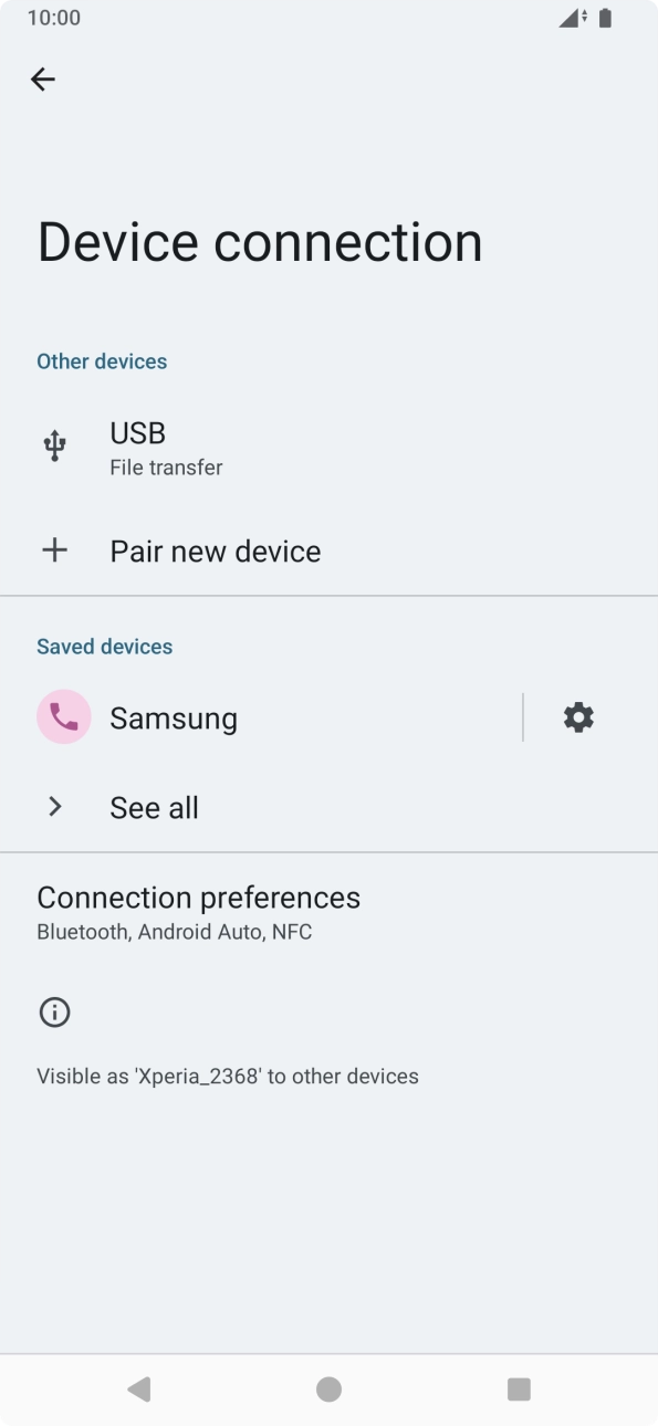 Press the Home key to return to the home screen.