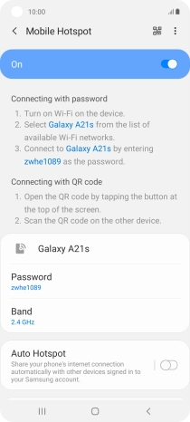 Press the Home key to return to the home screen.
