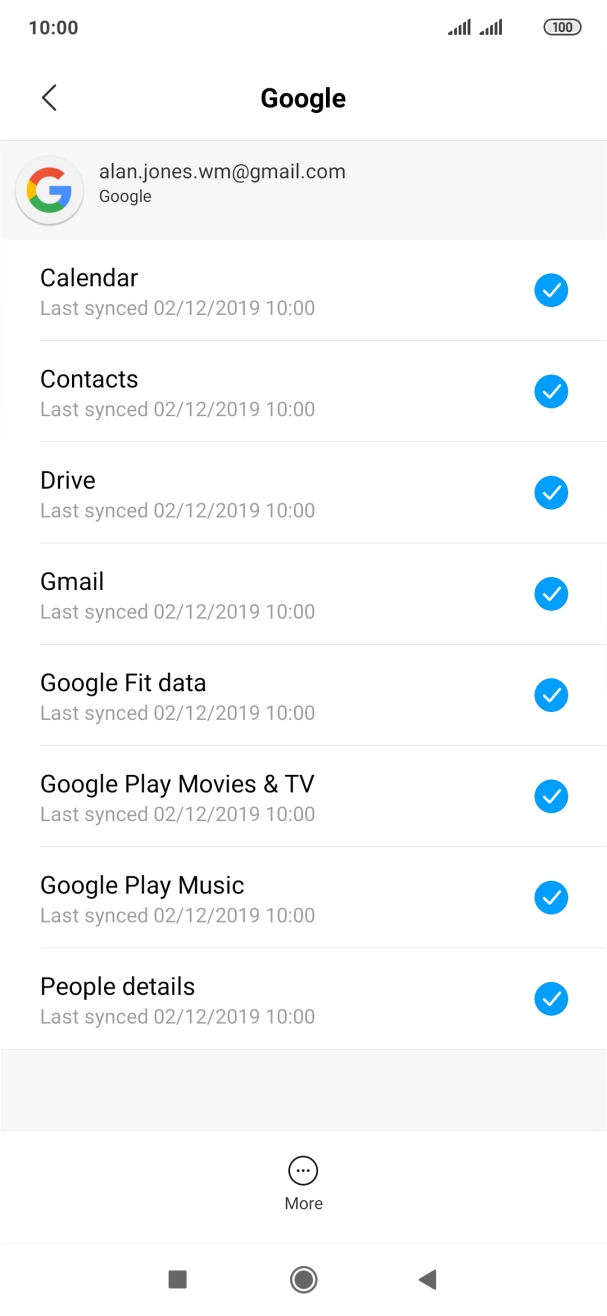 Press the Home key to return to the home screen.