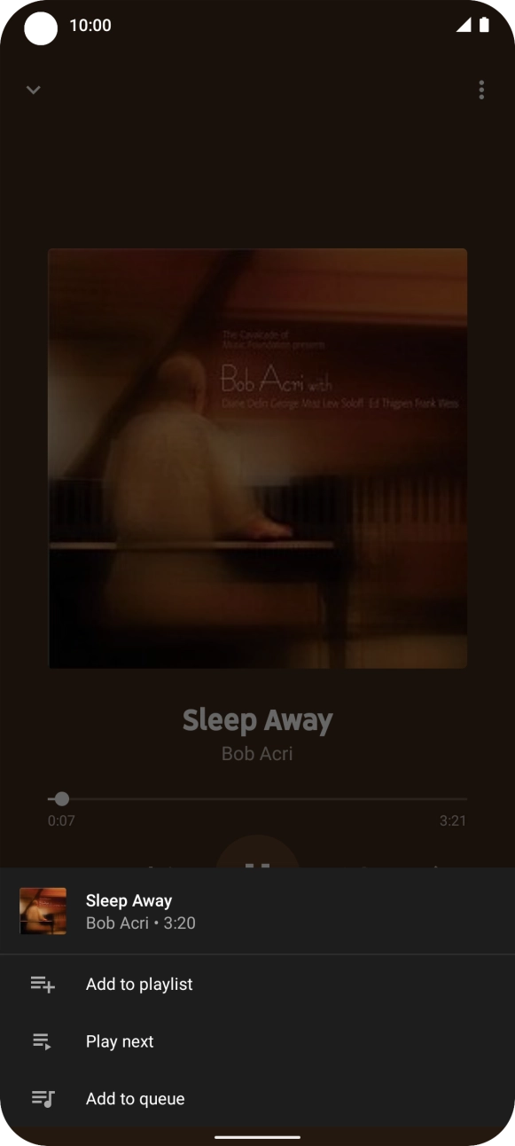 Press Add to playlist.