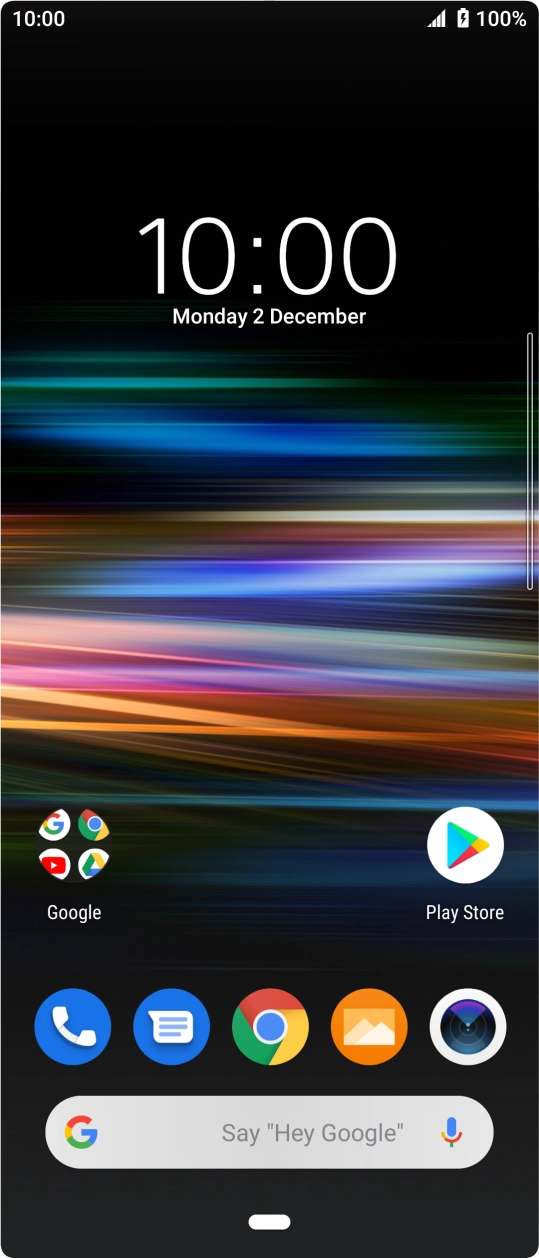 When the battery charging icon is displayed, charging is in progress.