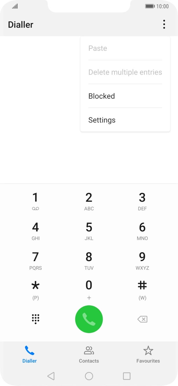 Press Settings. Press Settings.