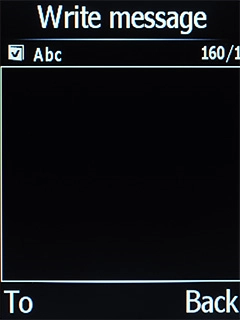 Highlight the text input field and key in the required text.