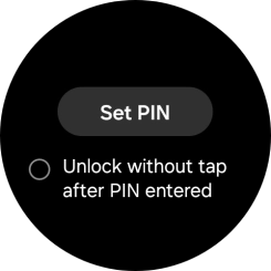 Press Set PIN.