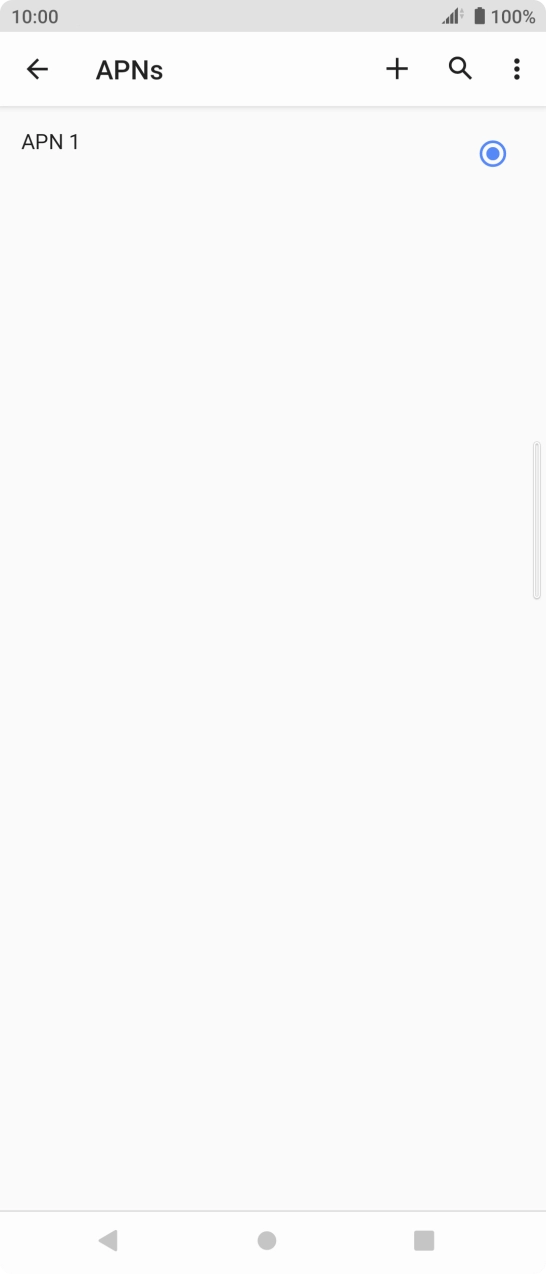 Press the new data connection icon. Press the new data connection icon.