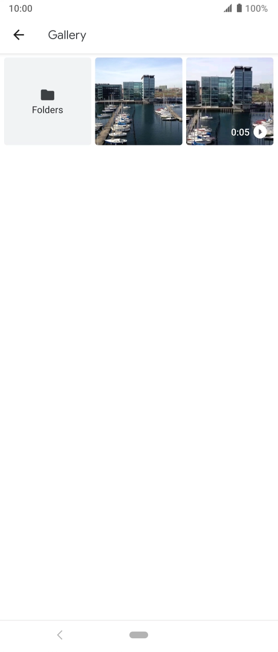 Press Folders and go to the required folder. Press Folders and go to the required folder.