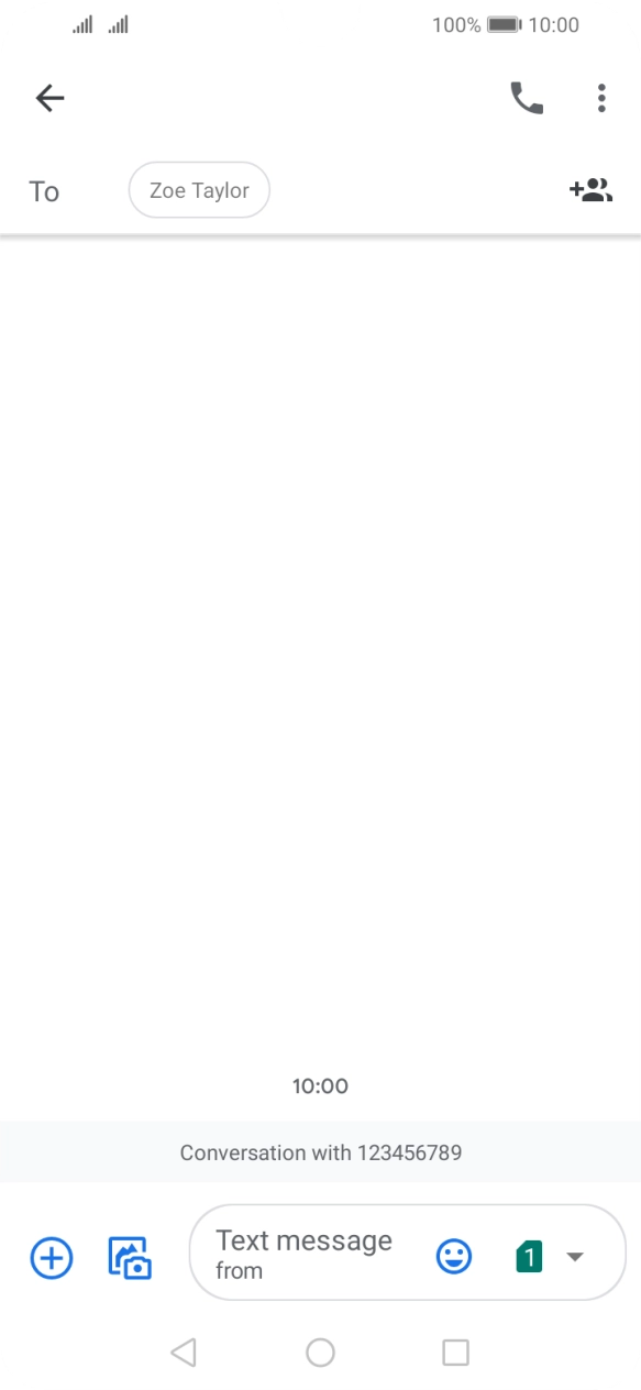 Press the SIM drop down list.