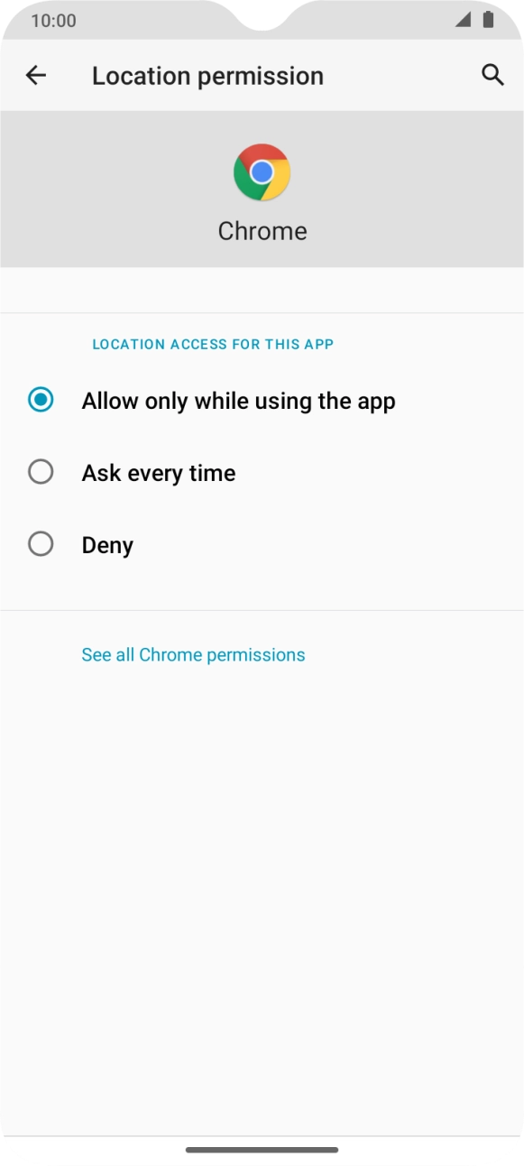 Press the required setting to turn the function on or off. Press the required setting to turn the function on or off.