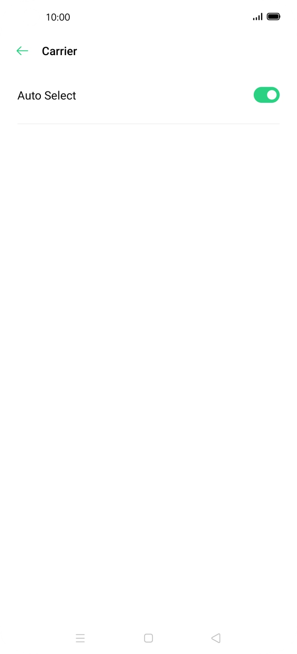 Press the indicator next to 'Auto Select'.