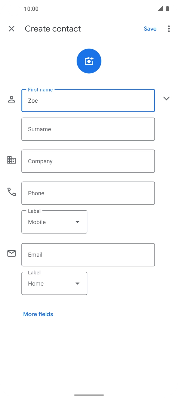 Press Surname and key in the required last name.
