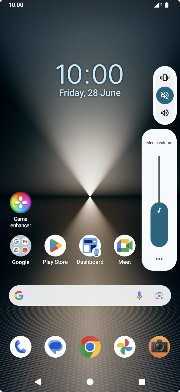 Press the required setting to turn off silent mode.