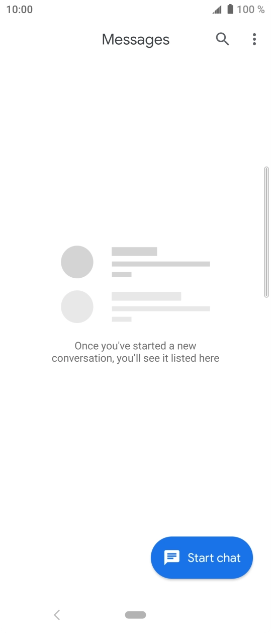 Press Start chat. Press Start chat.