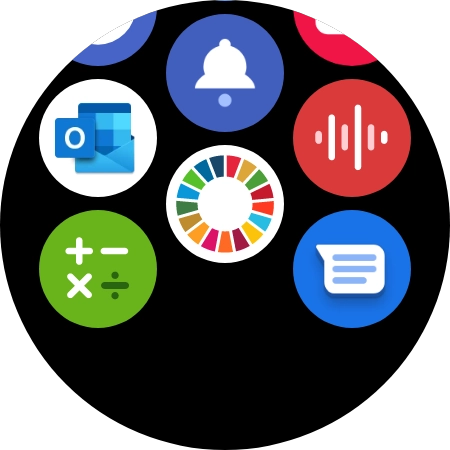 Press the email icon.