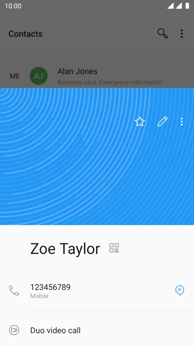 Press the required number.