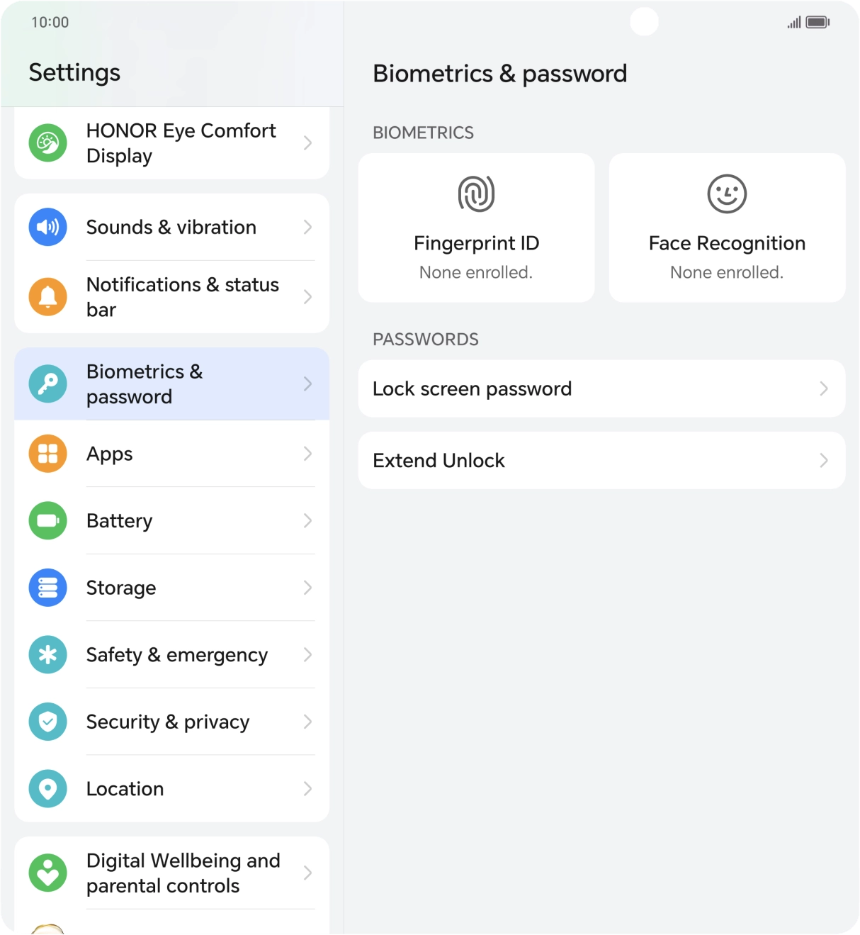 Press Fingerprint ID. Press Fingerprint ID.