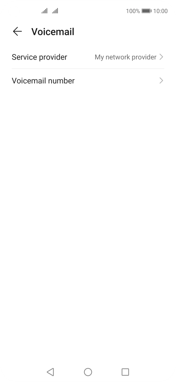 Press Voicemail number. Press Voicemail number.