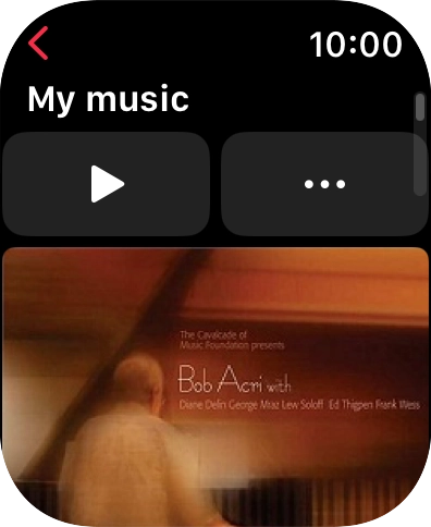 Press the play icon to start the playback.