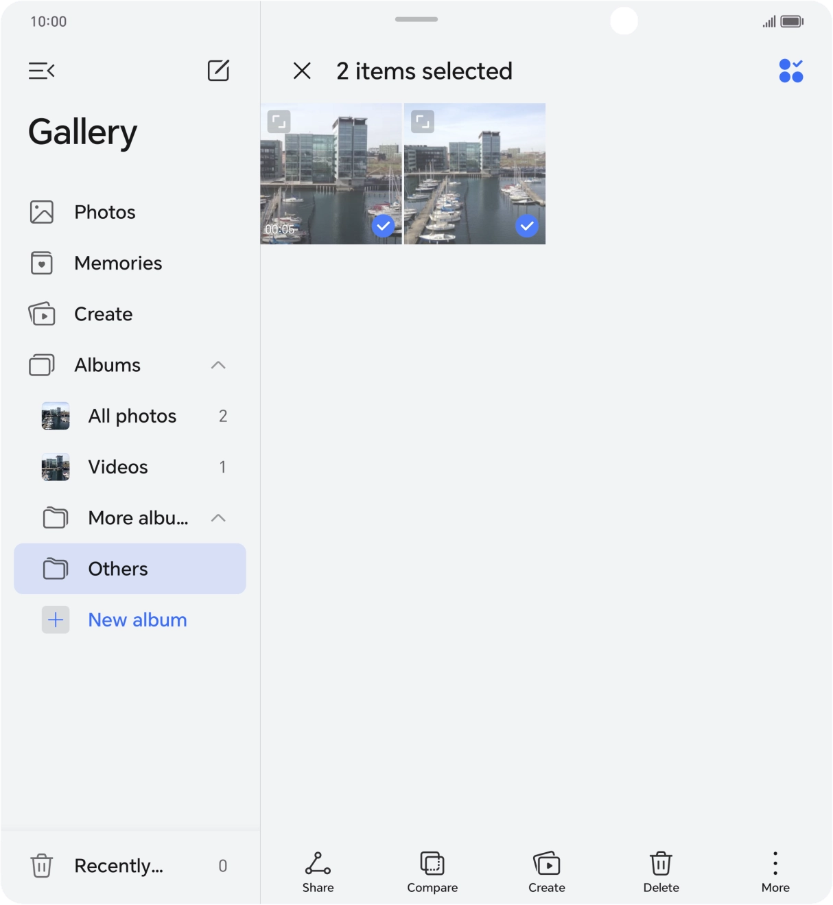 Press Share. Press Share.