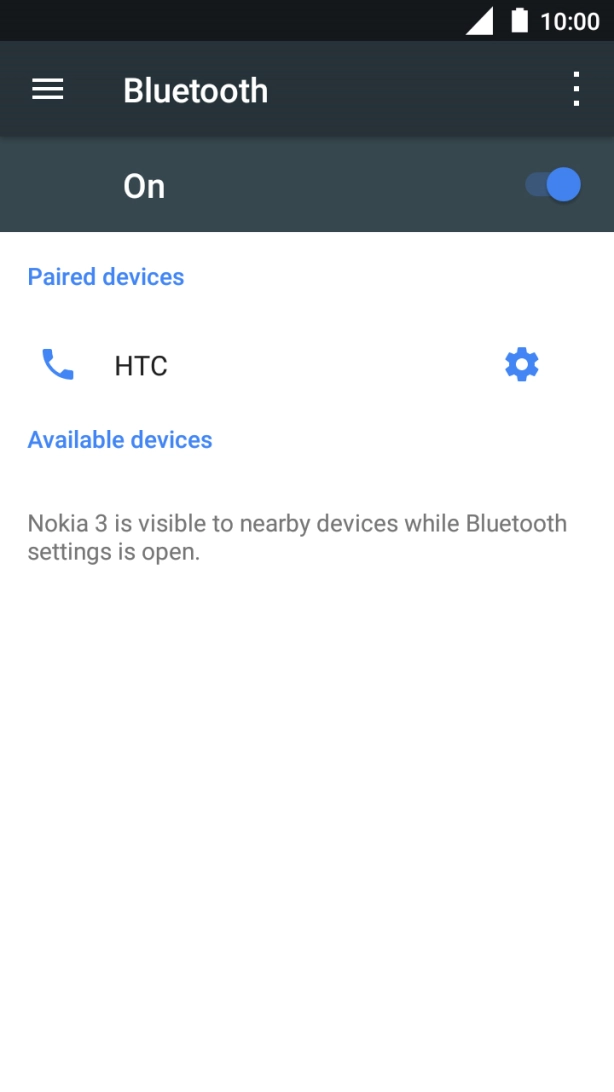 Press the Home key to return to the home screen.