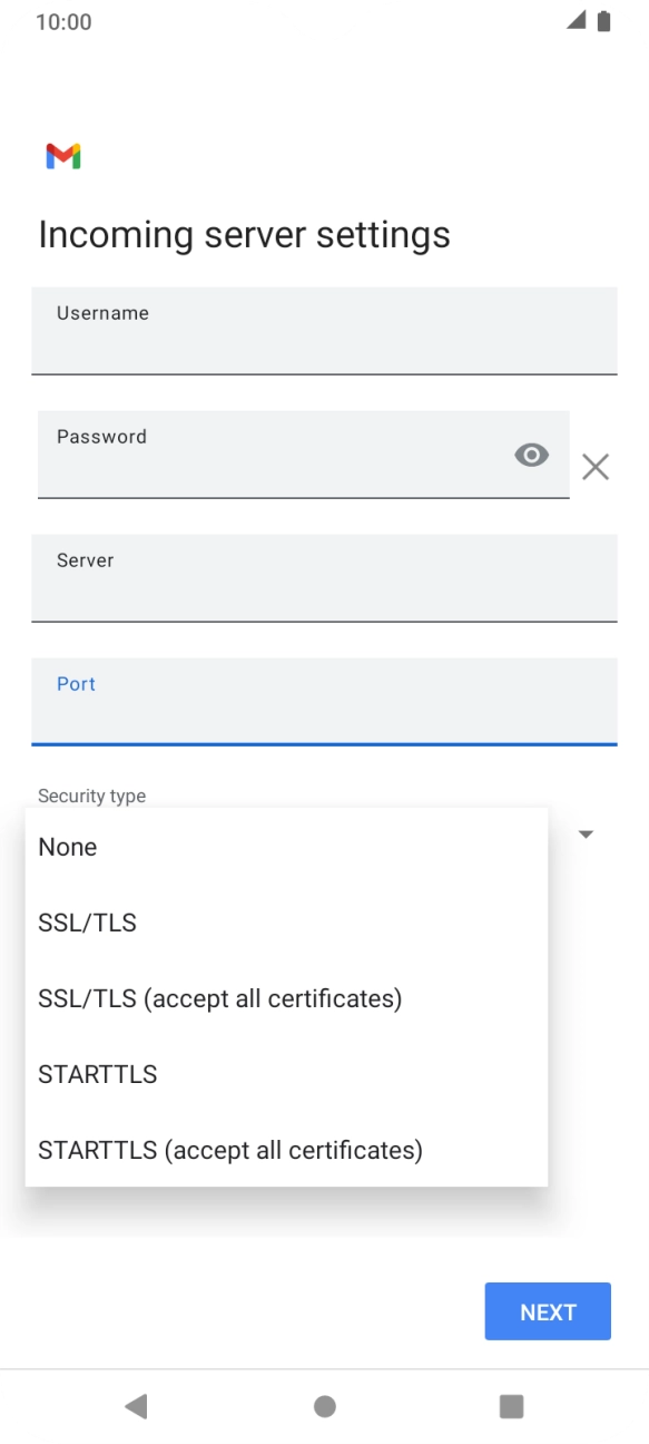 Press None. Press None.