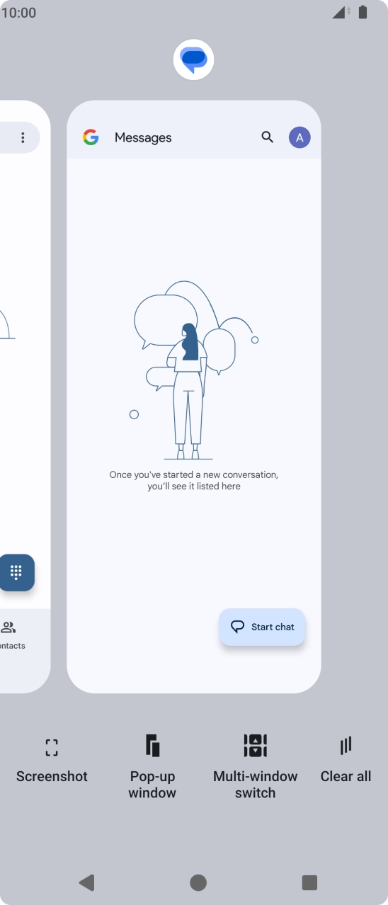 To end one running application, slide your finger upwards on the required application. To end one running application, slide your finger upwards on the required application.